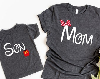 Custom Disney Family Vacation Shirts Disney Mom Son Shirt Disney Shirts Disney Trip Shirts Disney Family Shirts Disney Matching Shirts