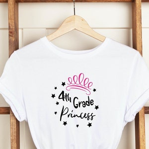Fourth Grade Princess Shirt, 4th Grade Teacher Shirt, Fourth Grade Is Groovy T-Shirt, Back to School, First Day of School,Hello Fourth Grade