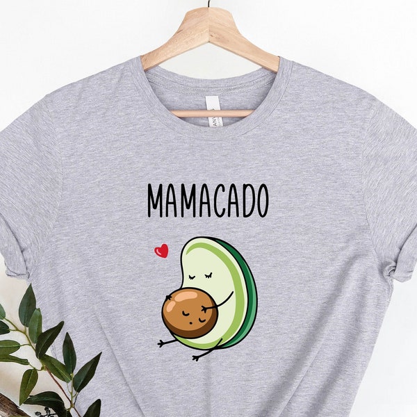 Mamacado Shirt, Avocado Pregnancy Announcement Shirt, Pregnancy Shirt, Funny Mom Shirt, Shirts for Her, Mother's Day Gifts For Mom Shirts