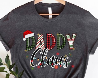 パパクロース クリスマス パパシャツ：ホリデーファミリーTシャツ