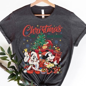 Disney Christmas On Main Street Shirts, Disneyworld Shirt, Mickey Main Street Shirt,Christmas Shirt, Disneyland Vacation Trip Matching Shirt