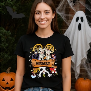 Personalisierte Disney Micky und Freunde Mummy Kundenspezifische Disney Halloween Familie 2025 T-Shirt, Kundenspezifisches Disney Trip-Shirt, Mickey Halloween Ghost Shirt