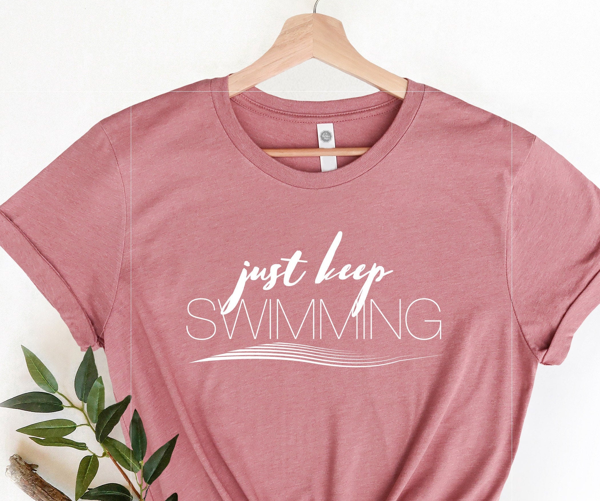 Just Keep Swimming Shirt Summer Lover T-shirt Swimming Tee - Etsy