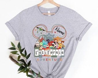 Personalized Disneyland California Adventure Family Vacation Tee