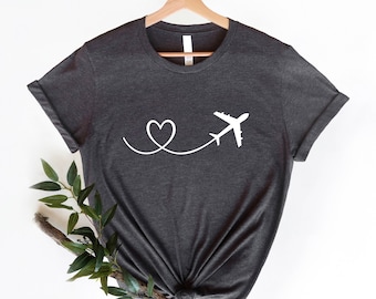 Flygplansläge T-shirt: Resepresent för äventyrare