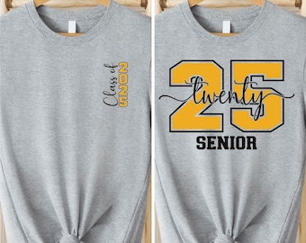 Class of 2026 Senior T-Shirt: Customizable Graduation Apparel