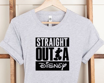 Straight Out A Disney Shirt, Lovely Trip, Mickey Mouse T-Shirt, Magic Trip, Animation Mickey Mouse, Disney Trip Tee, Personalized Shirt