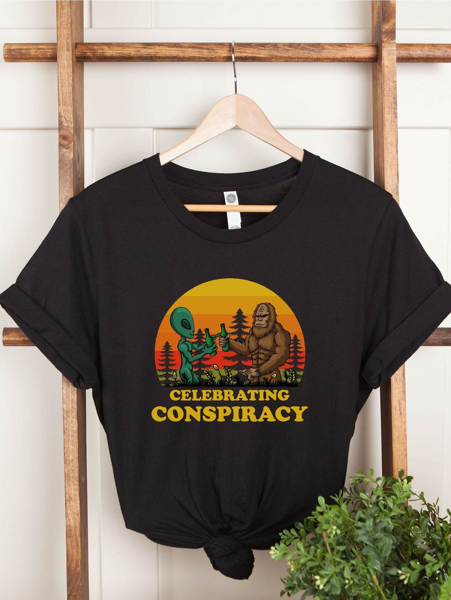 Celebrating Conspiracy Shirt, Conspiracy Realist Shirt, Unisex T-Shirt, Conspiracy Theory Shirts, Alien Illuminati Shirt, Space Aliens Tees.