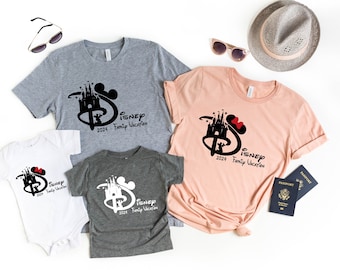 Disney 2025 Family Vacation Custom Tee, Gift For Her, Disney Family Shirt, Disneyland Trip, Family Matching, Disney World Shirt