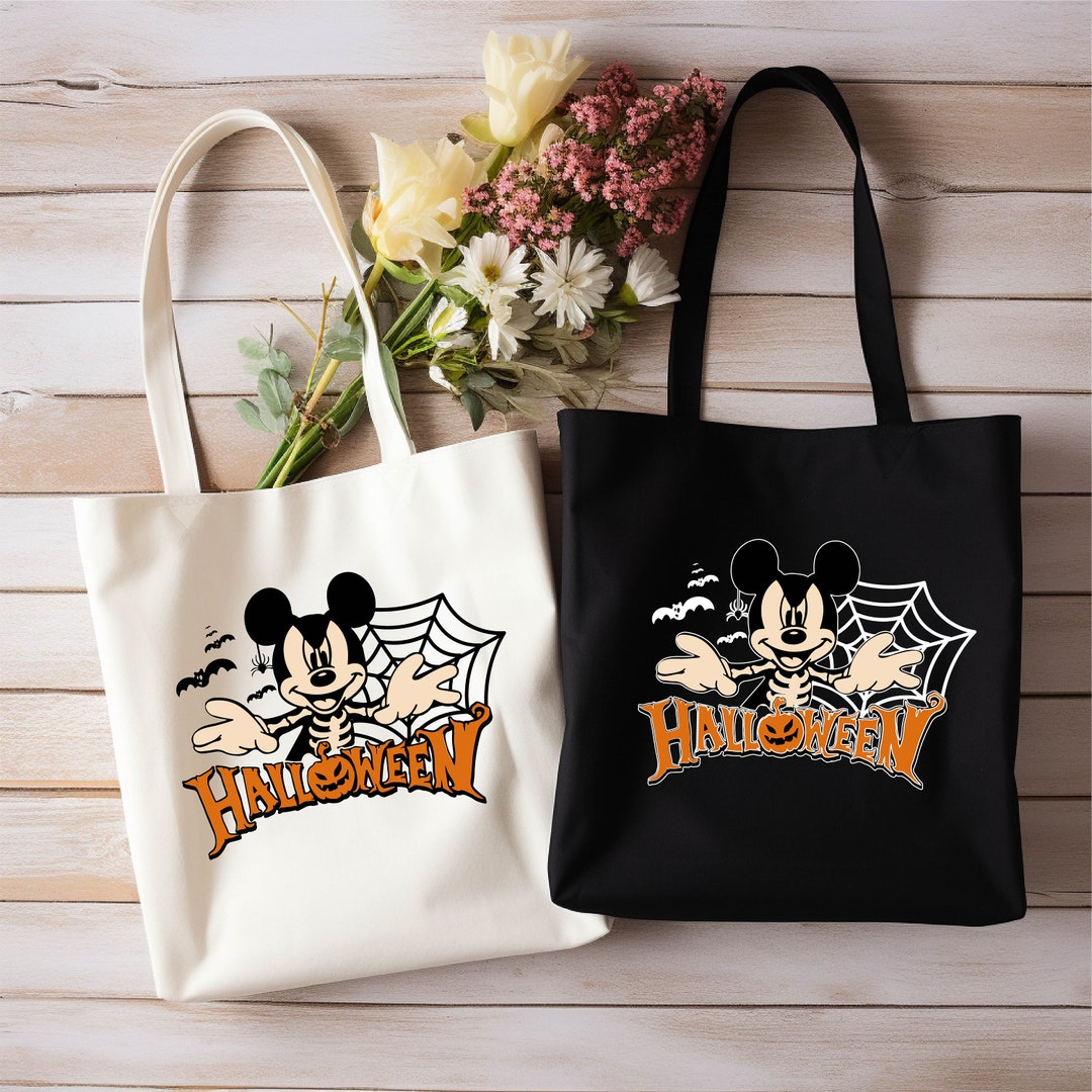 Disney Mickey Halloween Season Tote Bag, Trick or Treat Shopping Gift ...