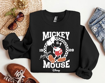 Disney Classic Mickey Mouse Pose Sweatshirt, Mickey Mouse Sweatshirt, Disney Classic Mickey Mouse Sweater, Mickey Sweatshirt, Mickey Hoodie