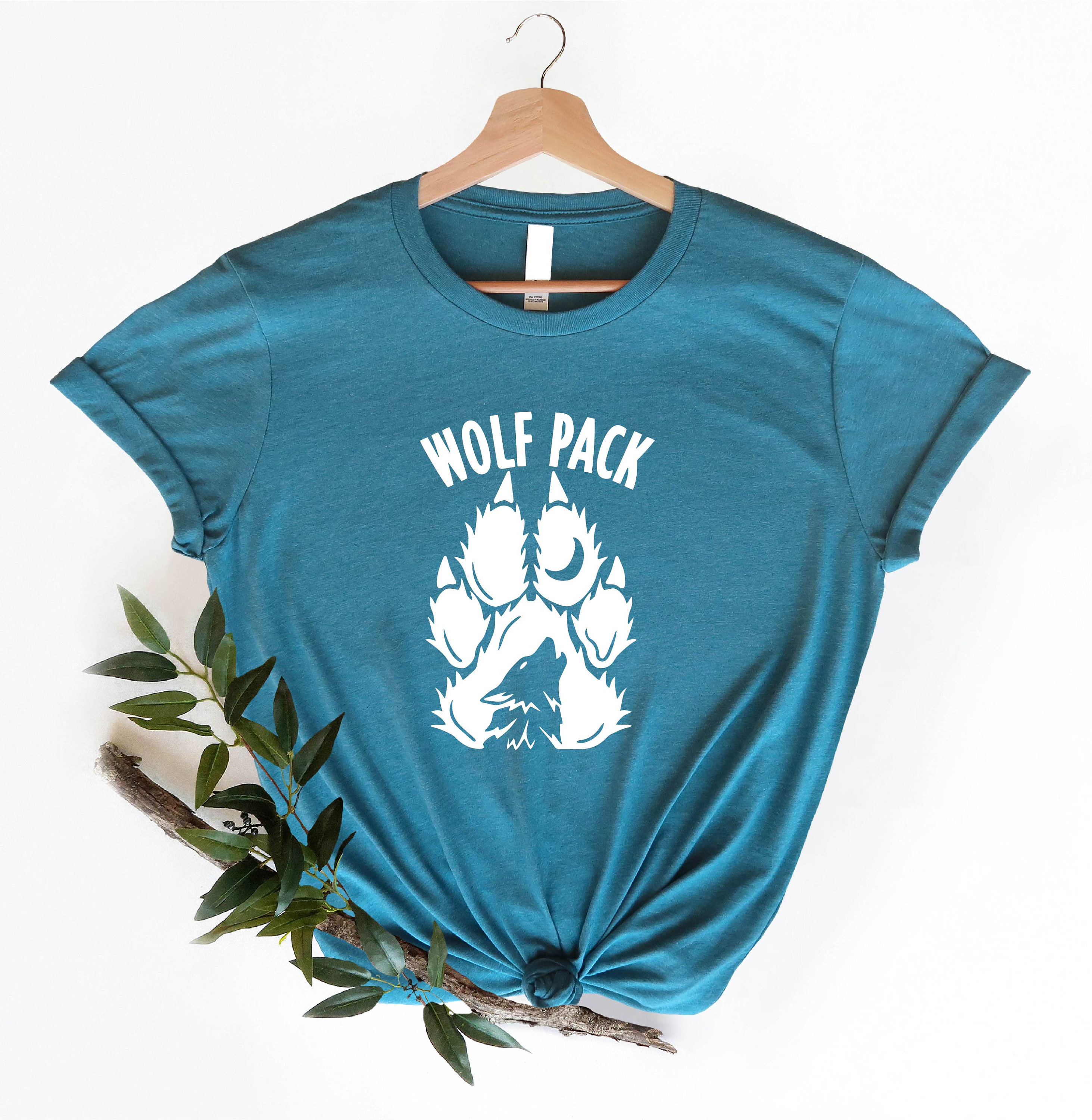 Wolf Pack Graphic Tee: Family Matching Cotton T-shirt - Etsy