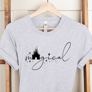 Magical T-shirt, Gift For Disney Lovers, Personalized Shirt, Family Matching Shirt, Mothers Day Present, Disney Trip Tee, Gift For Mom,,