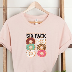 Sprawdź moją koszulkę Six Pack, zabawną koszulkę Six Pack dla mężczyzn, zabawną koszulkę, prezent dla niego, prezent na dzień ojca, koszulkę unisex, pomysł na prezent