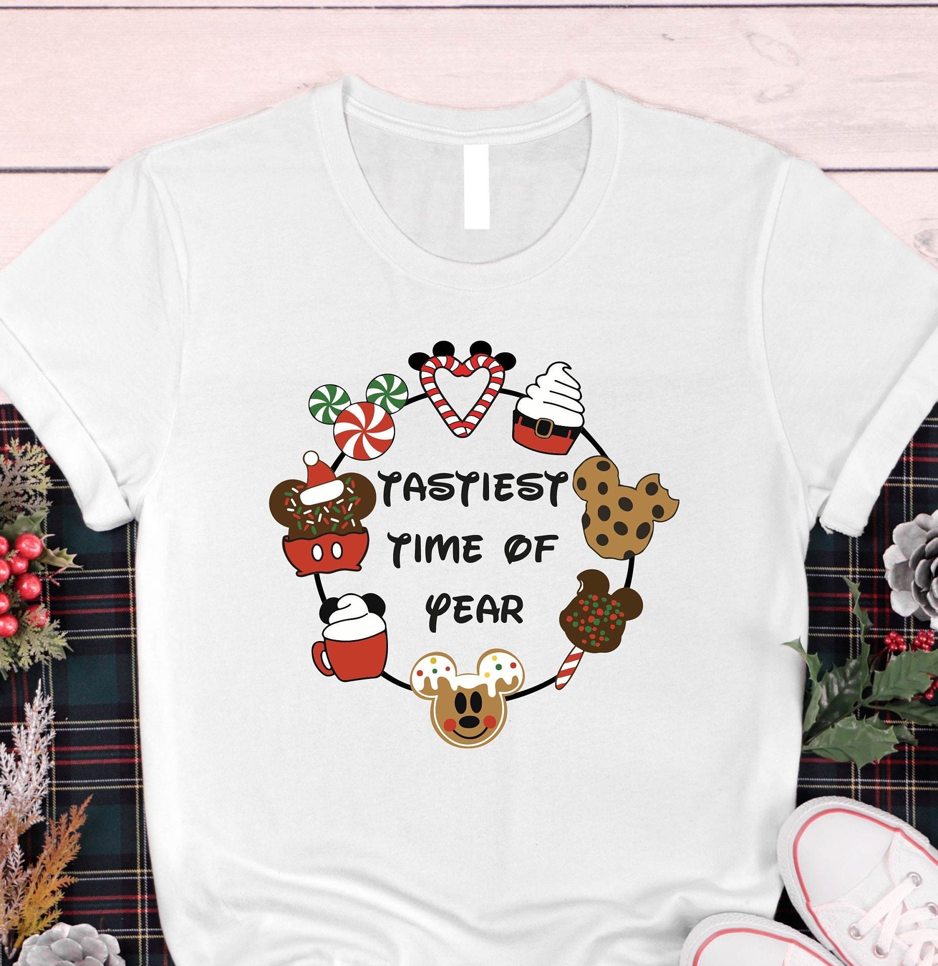 Discover Tastiest Time of The Year Shirt, Disney Christmas Snacks Tee, Holiday Shirt, Christmas Matching Shirt, Gift for Christmas, Family Christmas