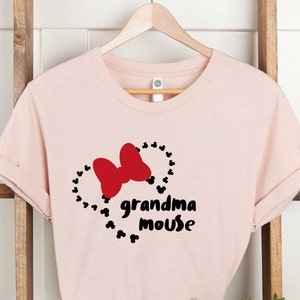 Grandma Mouse Shirt, Disney Shirt, Disneyland With Grandmother, Minnie Mama Shirt, Minnie Mouse Grandma, Disney Mom T-Shirt, Mother&#39;s Day