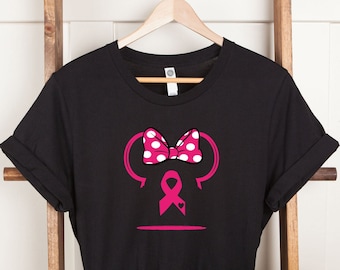 Minnie mouse breast cancer shirt cheap
