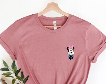 Cute Minnie Mouse T-Shirt, Vintage Minnie Shirt,  Personalized Shirt, Custom Tee, Animation Minnie, Gift For Her, Cute Gift, Disney Trip