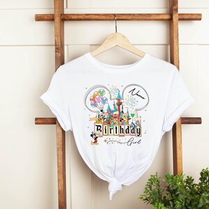 Personalisierte Disney Geburtstagskind Shirt, Benutzerdefinierte Name Geburtstag Junge T-Shirts, Disney Familie Passendes T-Shirt, Disney Trip, Disneyworld passendes T-Shirt
