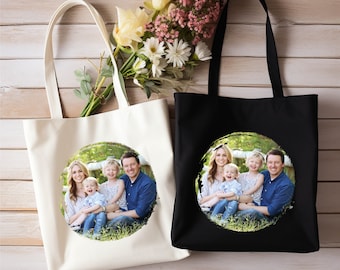 Attentive Arts Custom Tote Bag - Personalize With Text & Photos, Durable & Washable