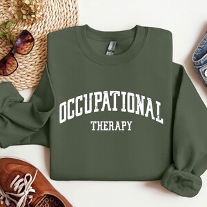 Retro Ergotherapie Sweatshirt, OT Sweatshirt, Spezielle Bildung Hoodie, Therapeut Geschenk, Lehrer Wertschätzung Geschenk, Schneller Lehrer Geschenk