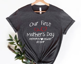 First Mother's Day Shirt: Personalized Matching Family Gift
