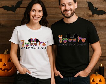 Disney Best Day Ever Mickey Minnie Disney Snacks Tee, Best Day Ever, Disney Trip Shirts, Disney Shirt, Best Disney Trip, Disney Matching Tee