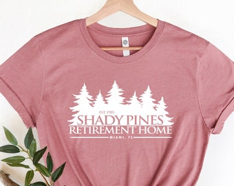 Shady Pines Shirt, Golden Girls T-Shirt, Gift For Girl Gang, Women V-Neck Tee, Trend Shirt Golden Girls Squad Goals, Golden Girl, Women Tee,