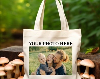 Custom Photo Tote Bag: Personalized Family Gift