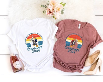 Shirt Mickey & Minnie Mouse Graduation 2026 - T-shirt uniseks