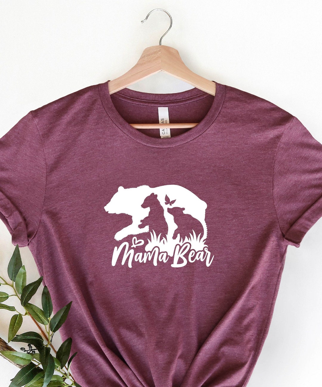 Little Bear in Mother Heart Mama Bear Shirt, Gift for Mom, Mother's Day ...