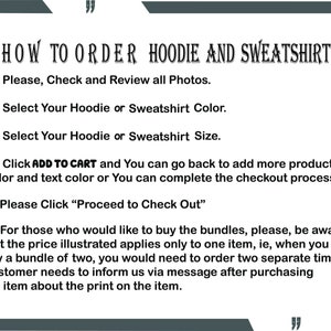how to order a hoodie and sweatshirt