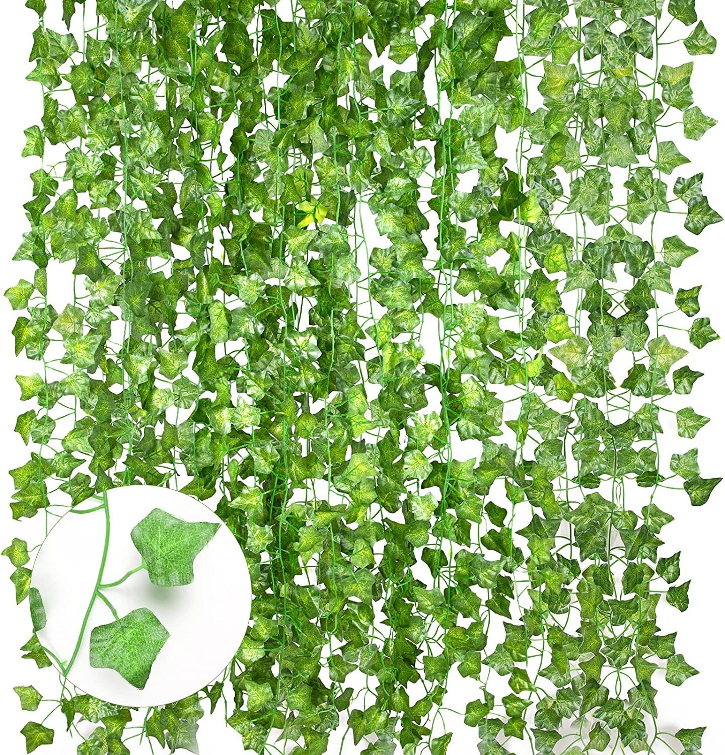 Artificial Ivy Garland Fake Vine Trailing Leaf Hanging Plant