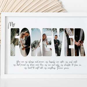 My Forever - Personalised Photo Collage / Personalised Gifts / Anniversary Gifts / Digital Collage