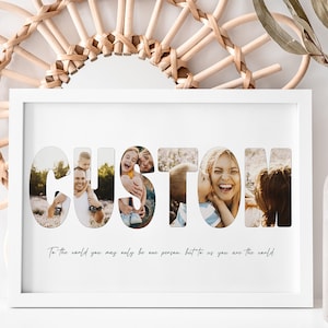 Custom - Personalised Photo Collage / Personalised Gifts / Digital Collage