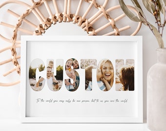 Custom - Personalised Photo Collage / Personalised Gifts / Digital Collage