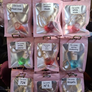 Car freshner hanging diffuser bottle