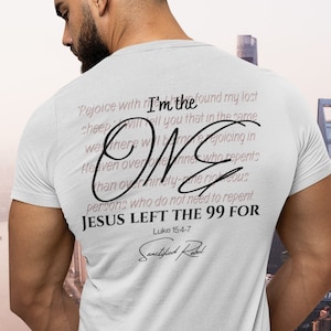 Sanctified Rebel &#39;I&#39;m the ONE&#39; Unisex Tee, Christian shirt, Christian clothing, Christian gift, Faith, Bible verse shirt
