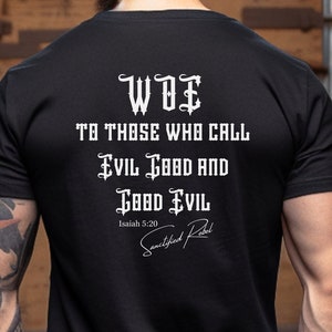 Sanctified Rebel &#39;WOE&#39; Christian shirt, Christian Clothing, Christian Gift, Jesus Shirt, Faith shirt