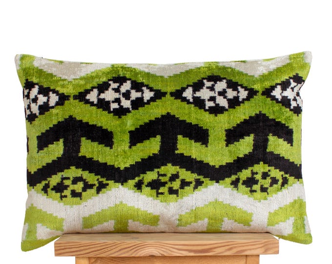 Ikat Pillows Velvet