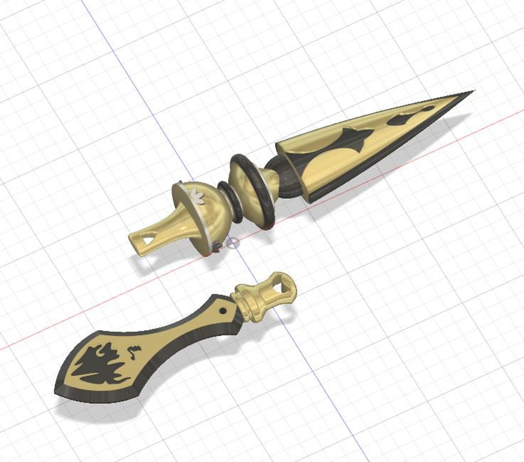 Enkidu Chains of Heaven Gilgamesh Cosplay Weapons Props STL Files for