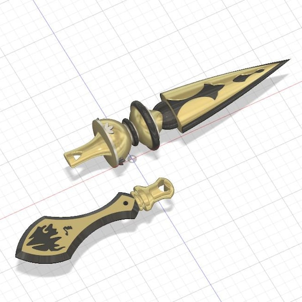 Enkidu - Chains of heaven - Gilgamesh Cosplay - Wapens Props - STL Files voor 3D Printing -