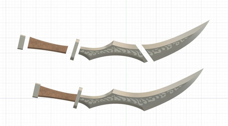 Katarina Dagger League of Legends Lol STL Files for 3D - Etsy