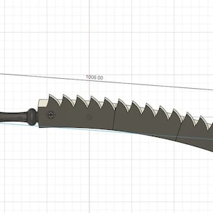 Kaine Sword - Nier Replicant Gestalt - STL Files for 3D Printing -