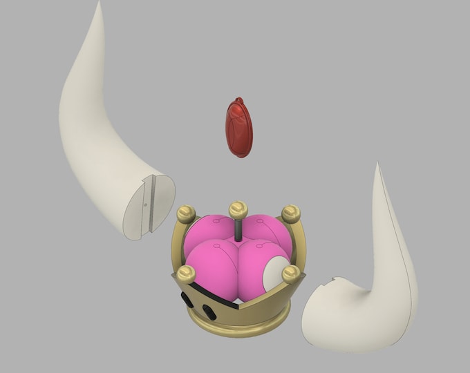 Wearable Bowsette Shell STL 3d Printable File and Bonus Crown for 3d ...