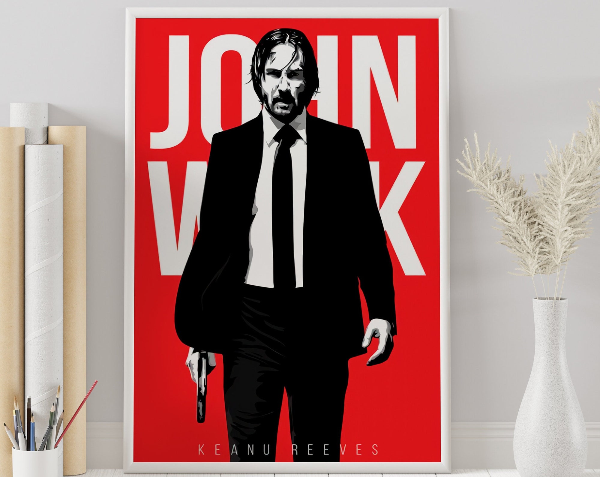 John Wick Poster - John Wick - Keanu Reeves - Movie Poster