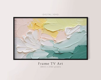 Abstract Samsung Frame TV Art: Colorful Painting (Digital Download)