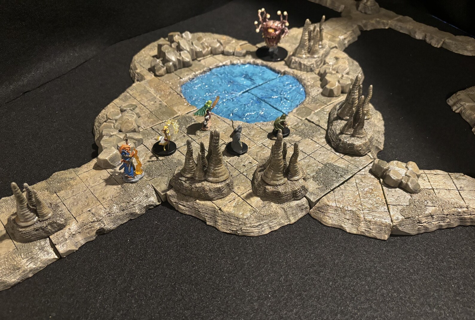 Cavern Grotto Modular Dungeon Tile Set - Etsy