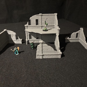 Aztec Ruin Building Tabletop Terrain Set