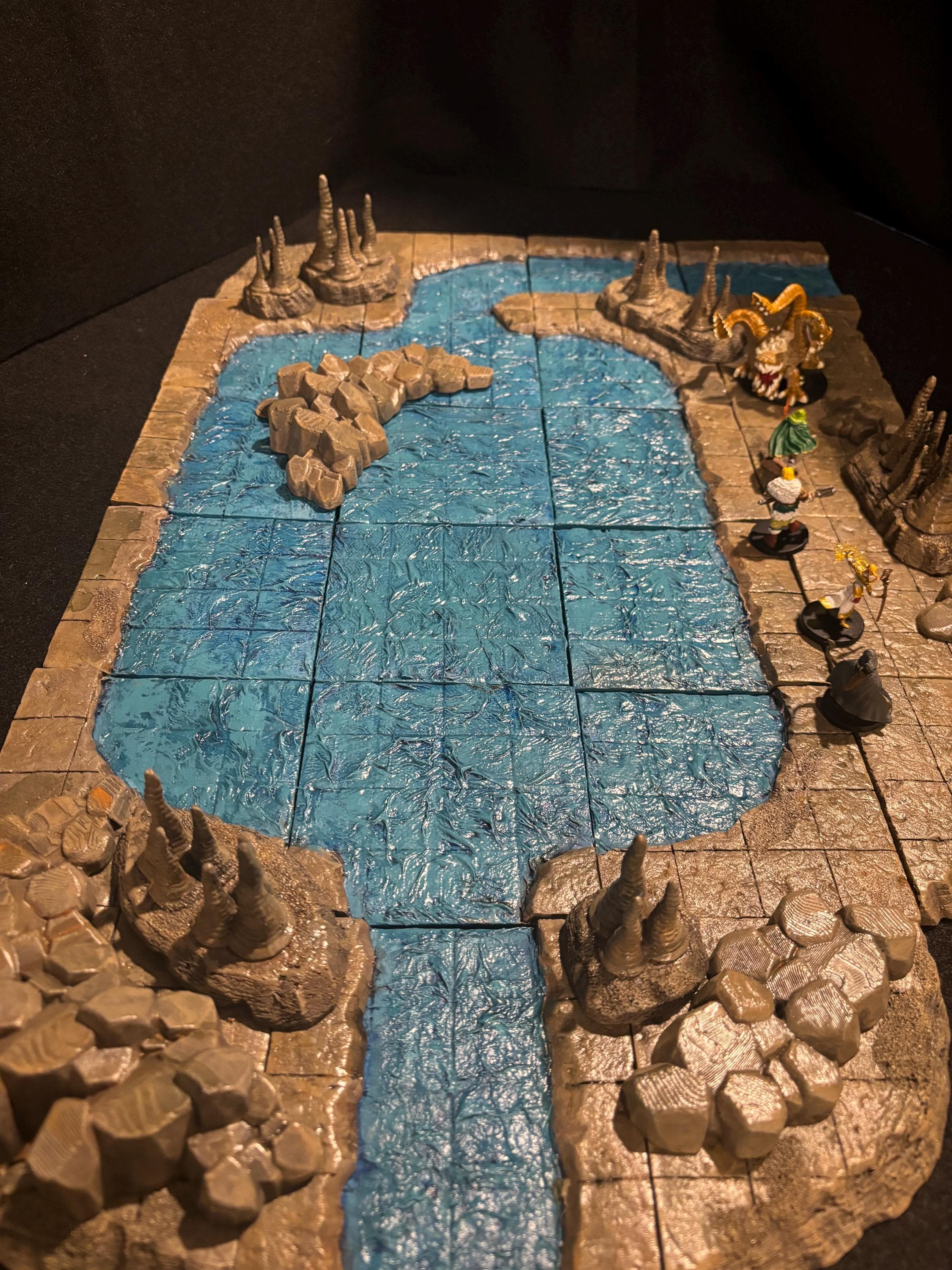 Cavern Grotto Modular Dungeon Tile Set - Etsy